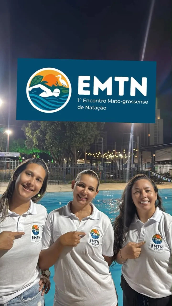 Reel da equipe do EMTN na piscina