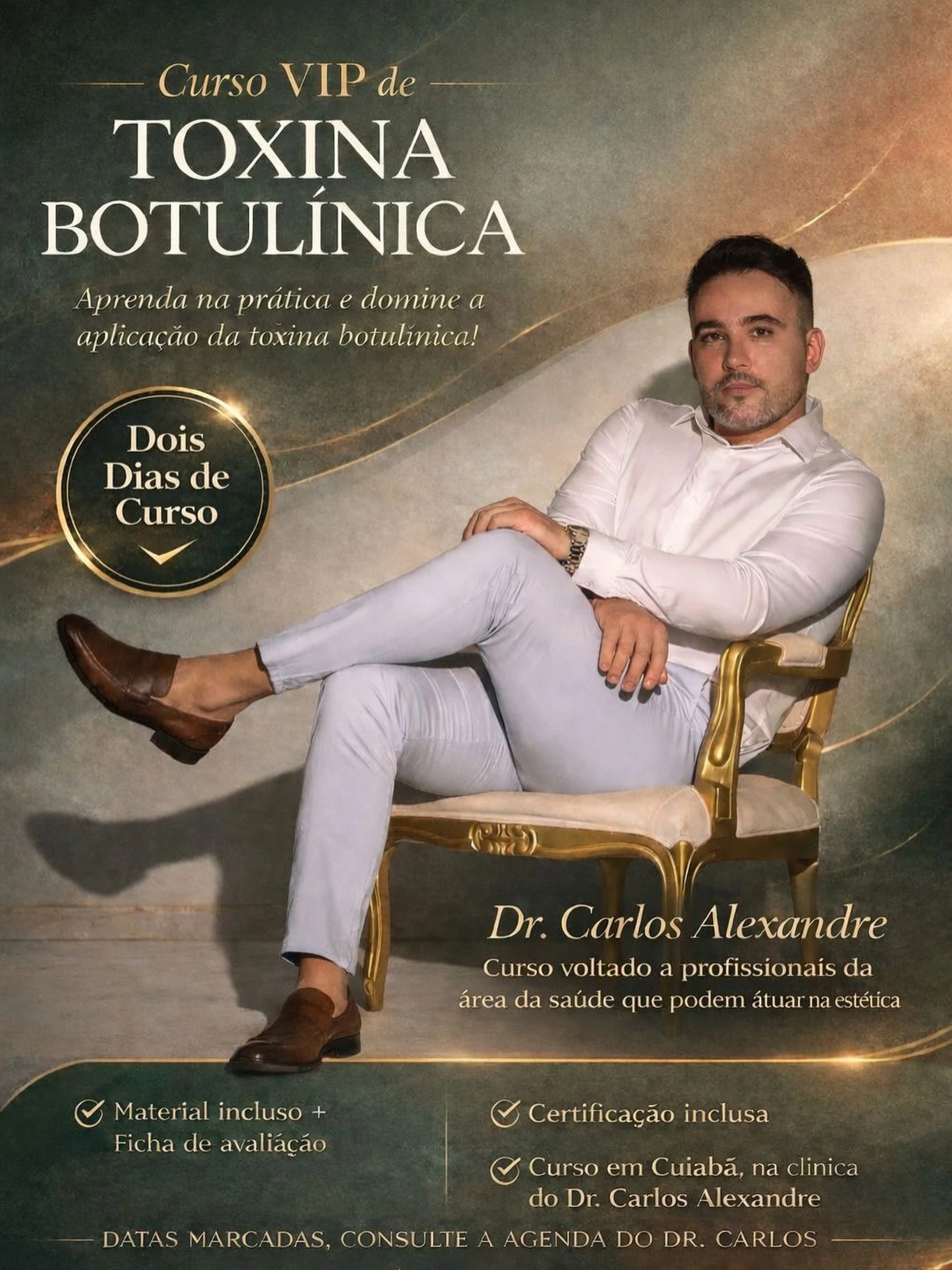 Curso VIP de Toxina Botulínica com Dr. Carlos Alexandre